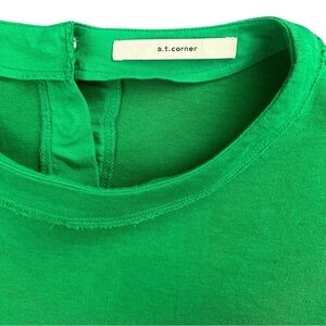 a.t.corner Women’s Green Tie Back Top In Size Small ~ Korean Brand